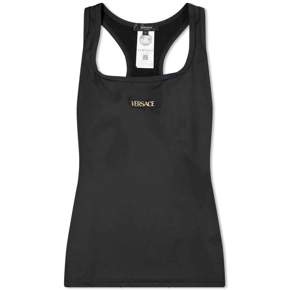 

Спортивный жилет с логотипом Versace, Черный