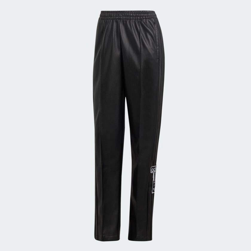 

Брюки Adidas Originals Centre Stage Faux Leather Adibreak, черный