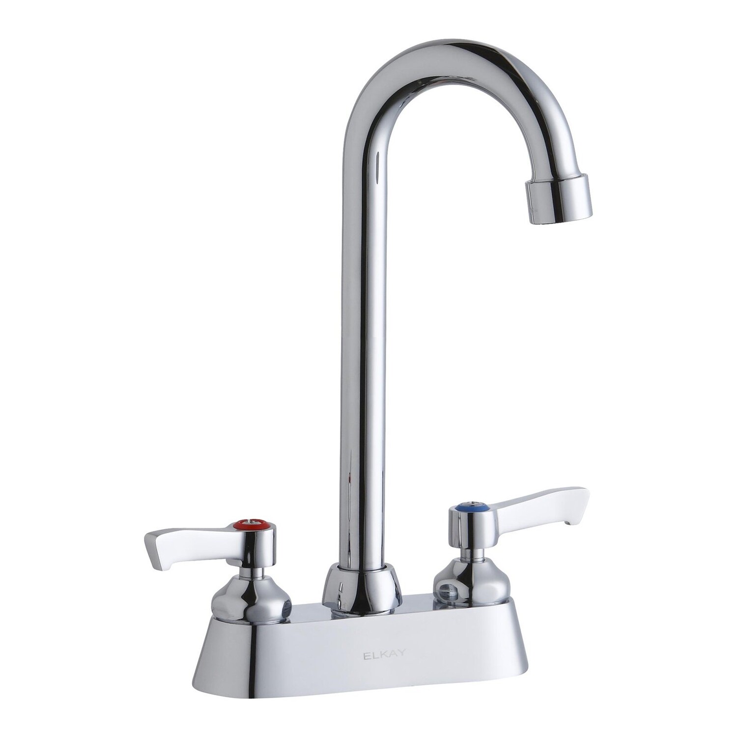 

Открытый смеситель Elkay LK406GN05L2 Centerset, levers chrome
