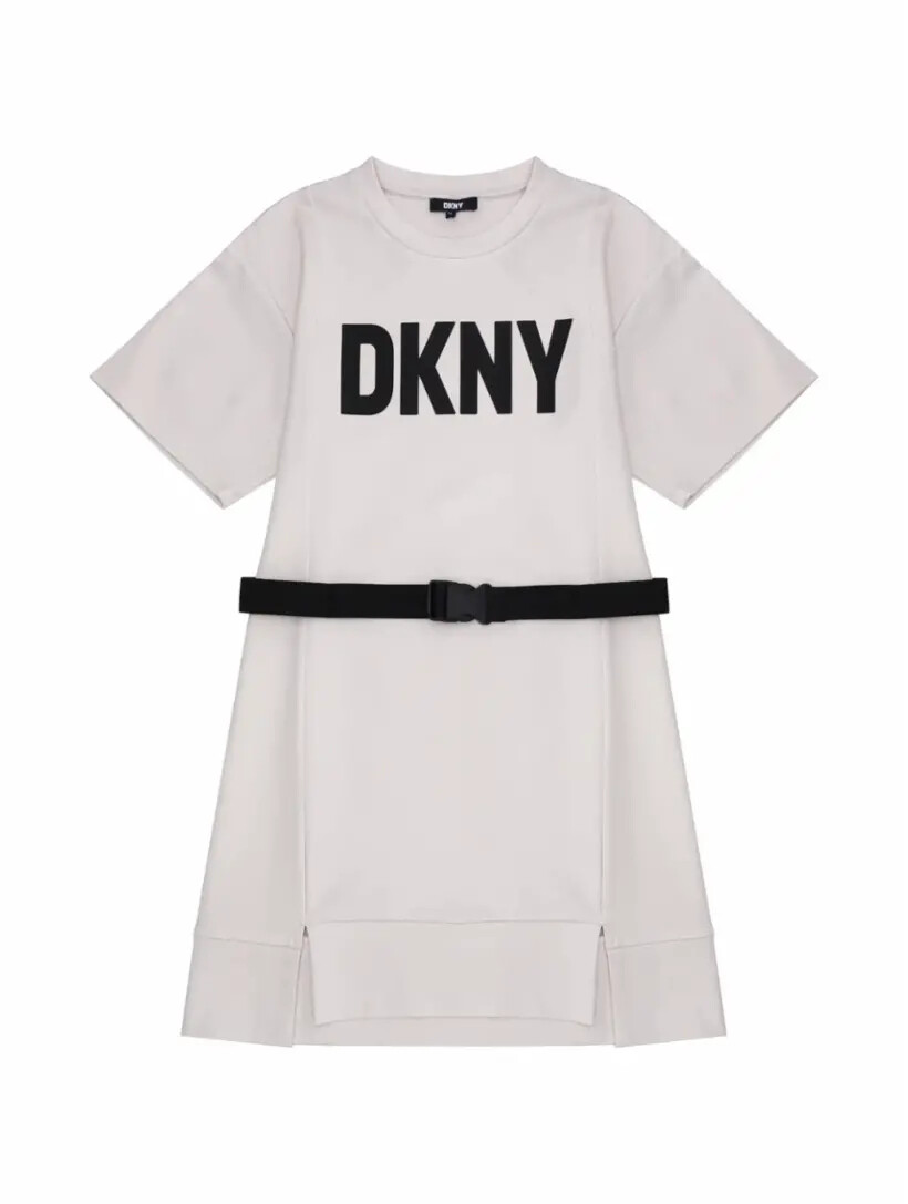 

Платье-футболка с логотипом DKNY