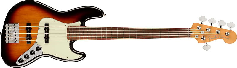 

Fender Player Plus Jazz Bass V, 5-струнная басовая доска Pau Ferro, 3 цвета Sunburst 0147383300