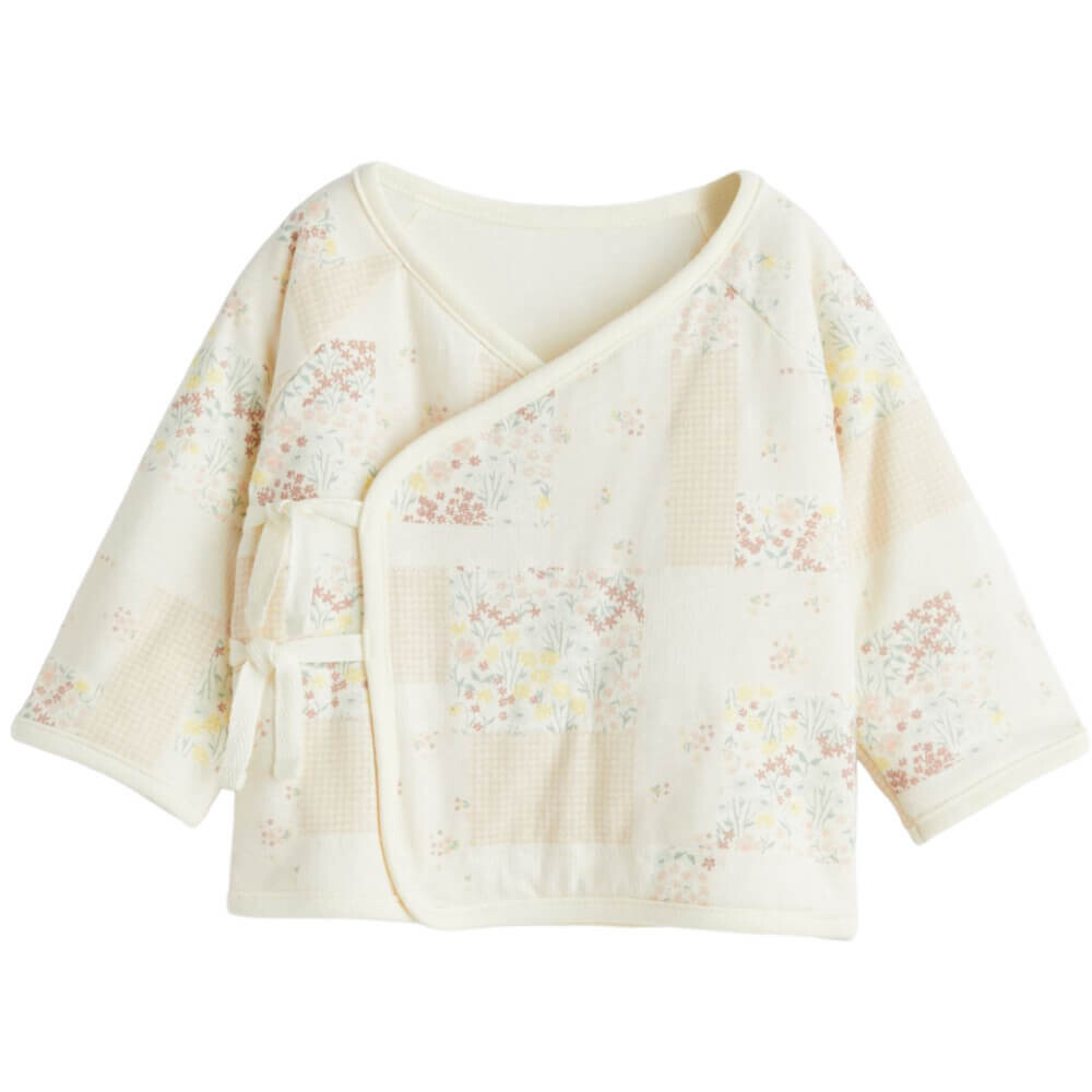 

Куртка H&M Flover Printed Quilted Cotton, белый