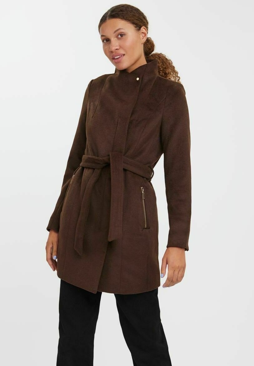 

Классическое пальто Vero Moda, темно коричневый