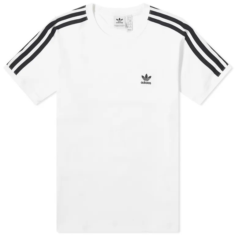 

Футболка Adidas 3 Stripe, белый
