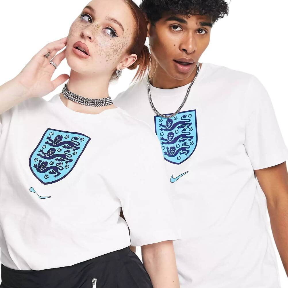 

Футболка Nike Football World Cup 2022 England, бело-синий