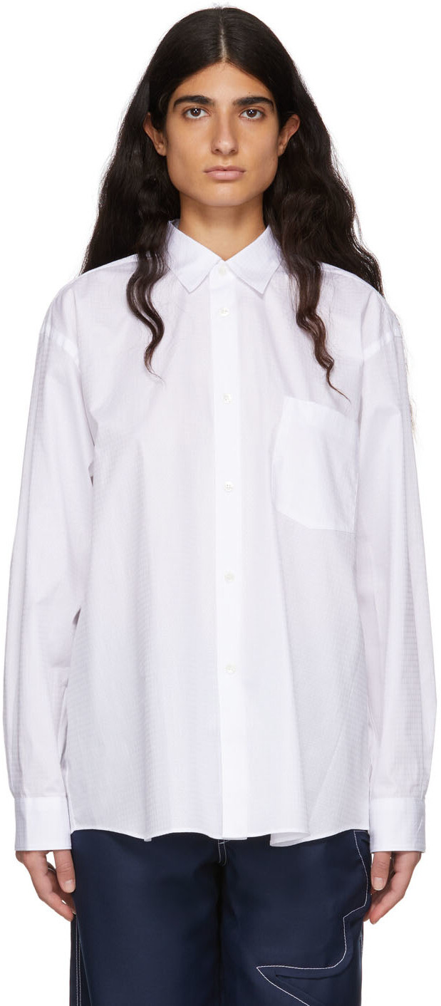 

Белая рубашка из хлопкового поплина Comme des Garçons Shirt