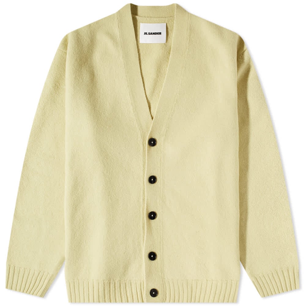 

Джемпер Jil Sander Boiled Wool Cardigan, Желтый