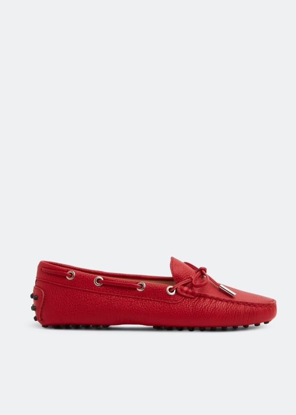 

Лоферы TOD'S Gommini driving loafers, красный