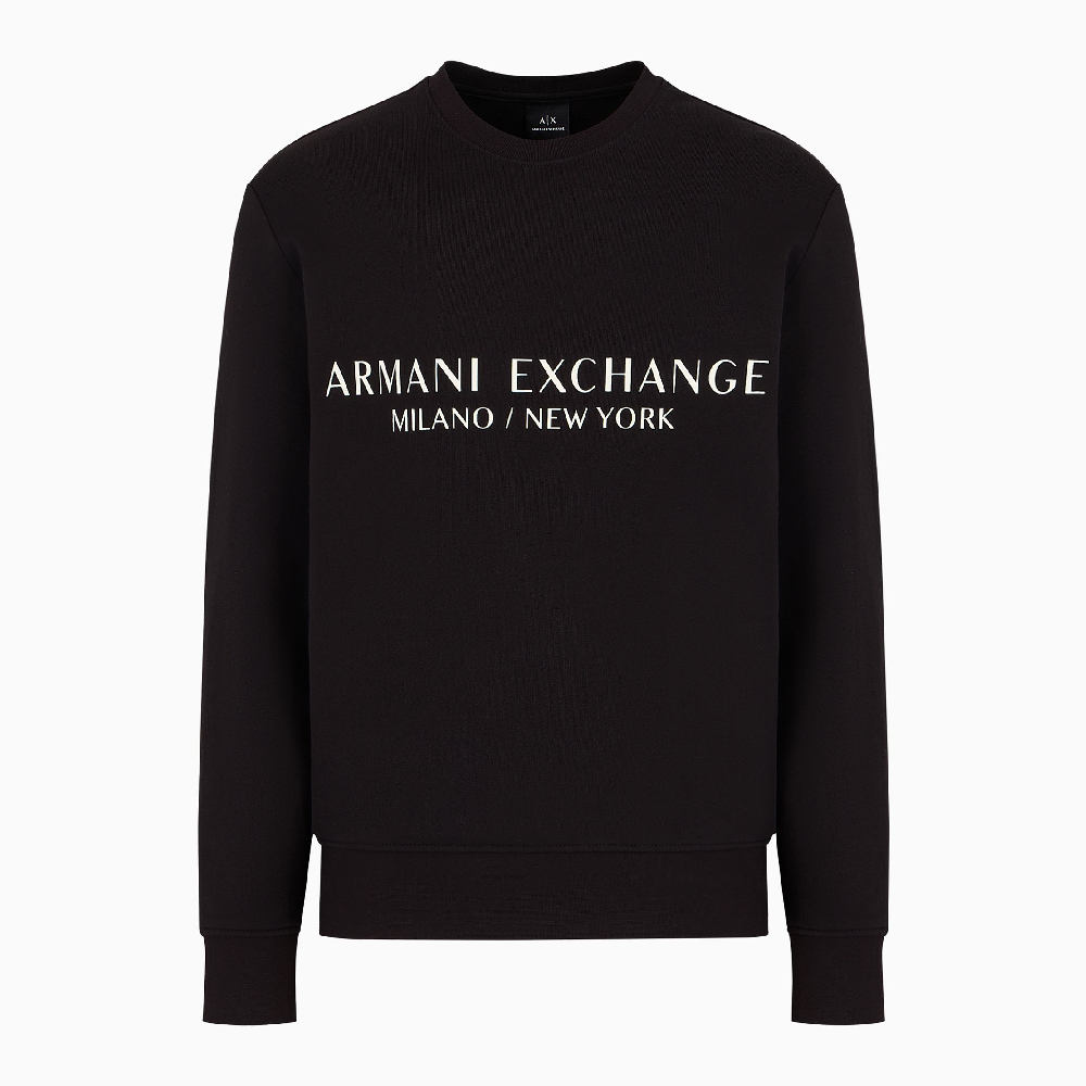 Свитшот Armani Exchange Milano New York, черный