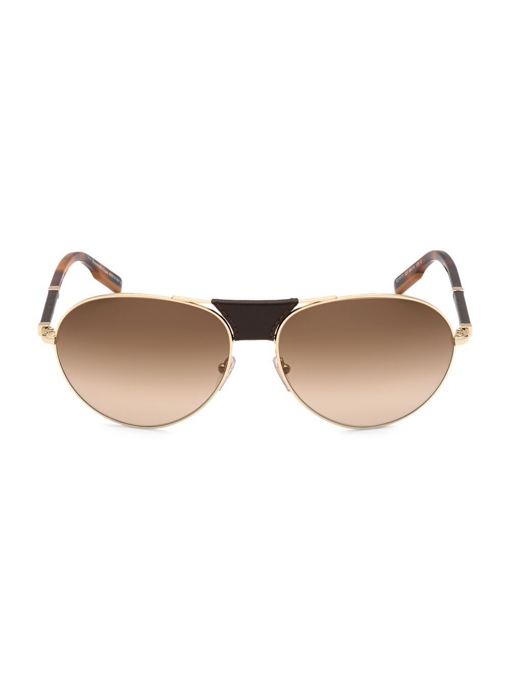 

Солнцезащитные очки-пилоты 64MM ZEGNA, золотой