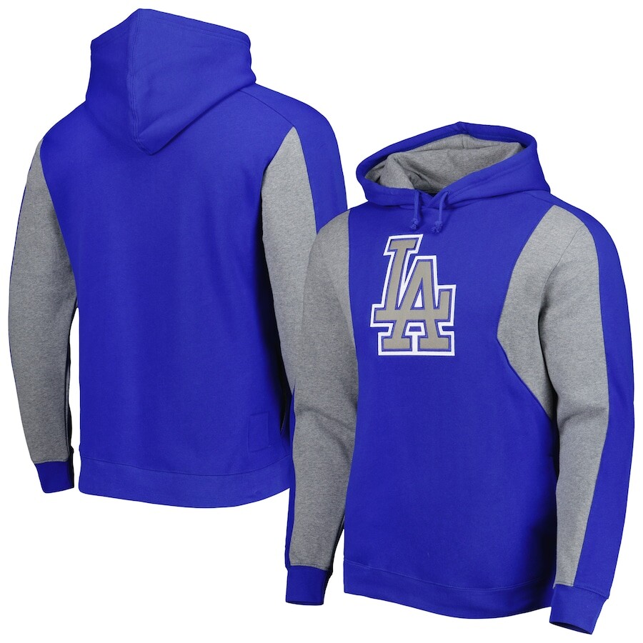 

Пуловер с капюшоном Mitchell & Ness Los Angeles Dodgers, серый