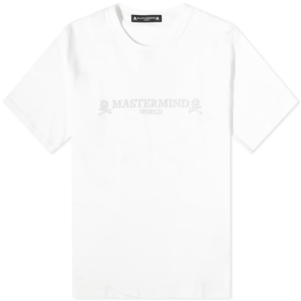 

Футболка с блестящим логотипом Mastermind world, белый