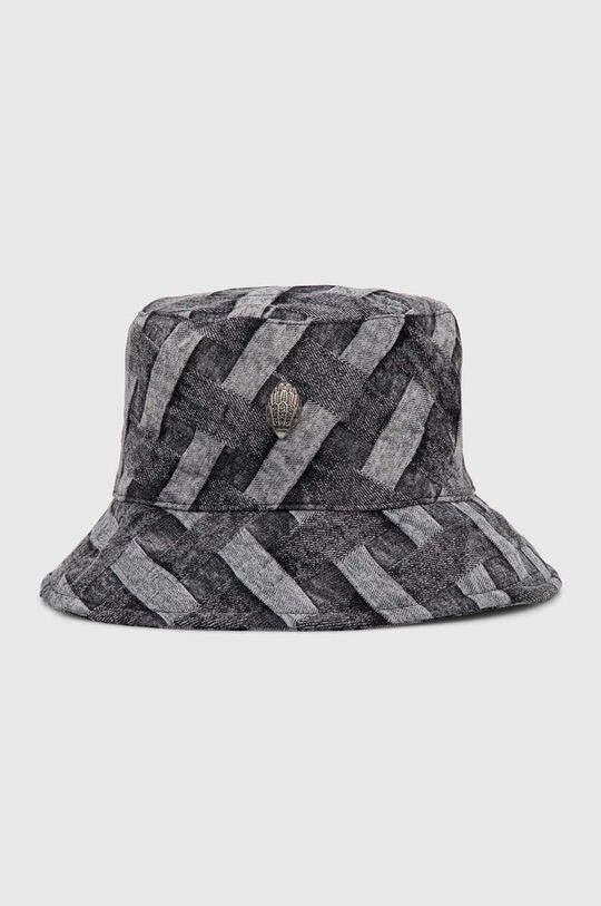 

KENSINGTON BUCKET HAT хлопковая шапка Kurt Geiger London, черный