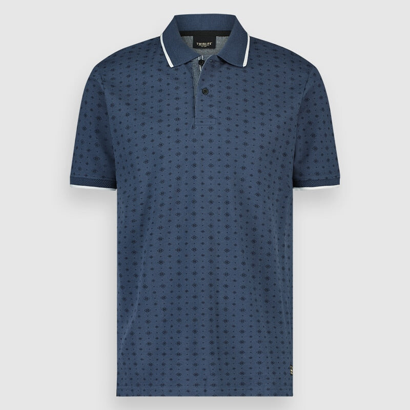

Поло Twinlife Polo Shirt Viktor, темно-синий