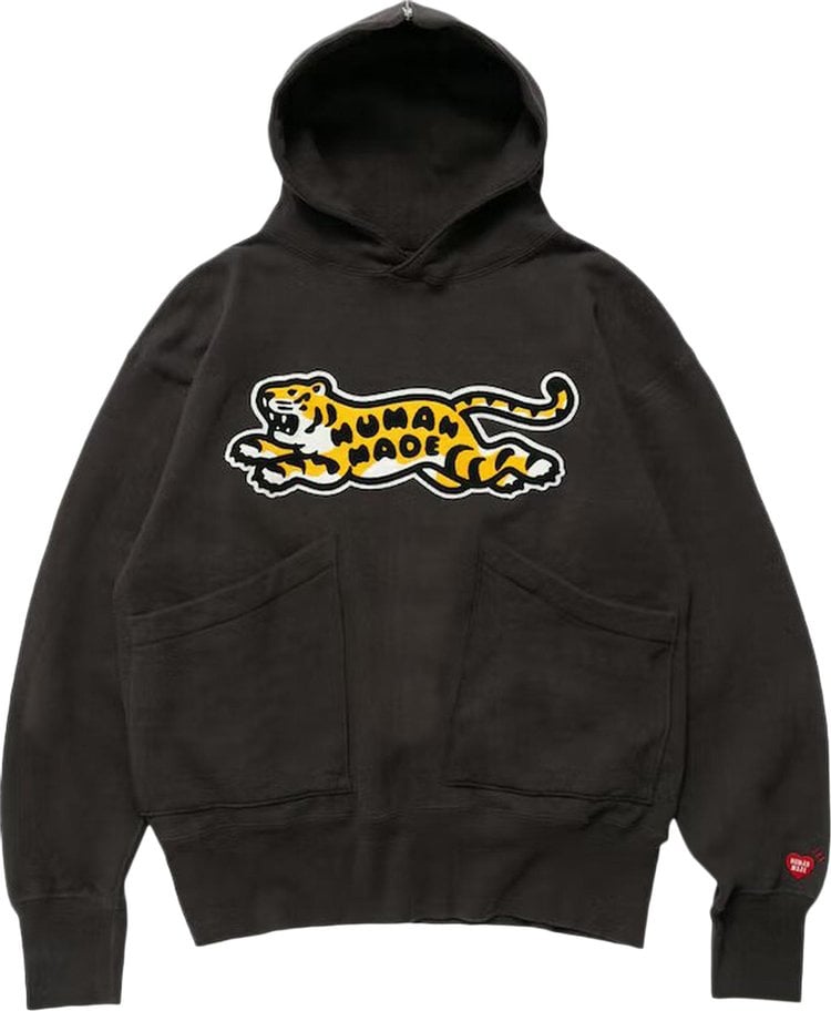 Худи Human Made Tiger Tsuriami Hoodie 'Black', черный - фото