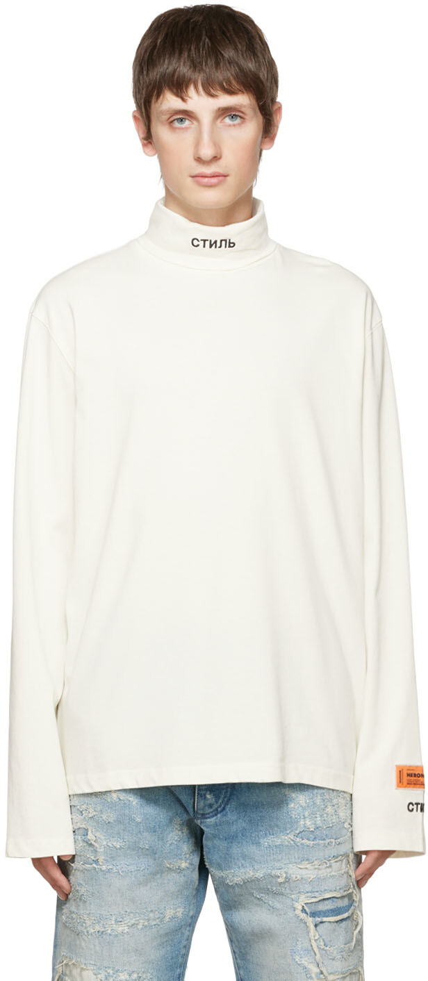 

Футболка с длинным рукавом в стиле Off-White Heron Preston