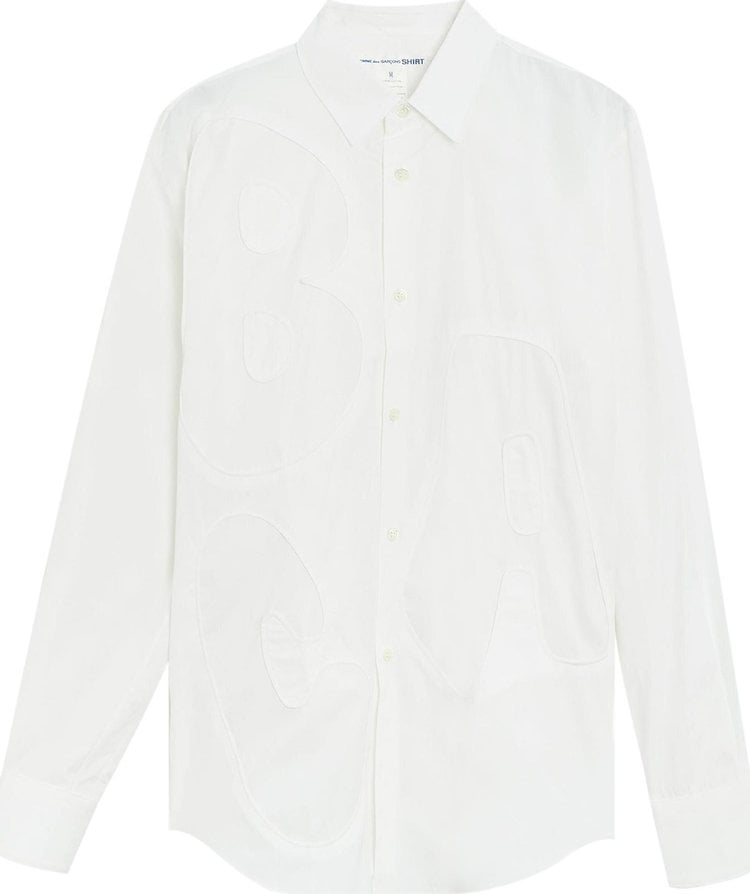 Рубашка Comme des Garçons SHIRT ABC Shirt 'White', белый - фото