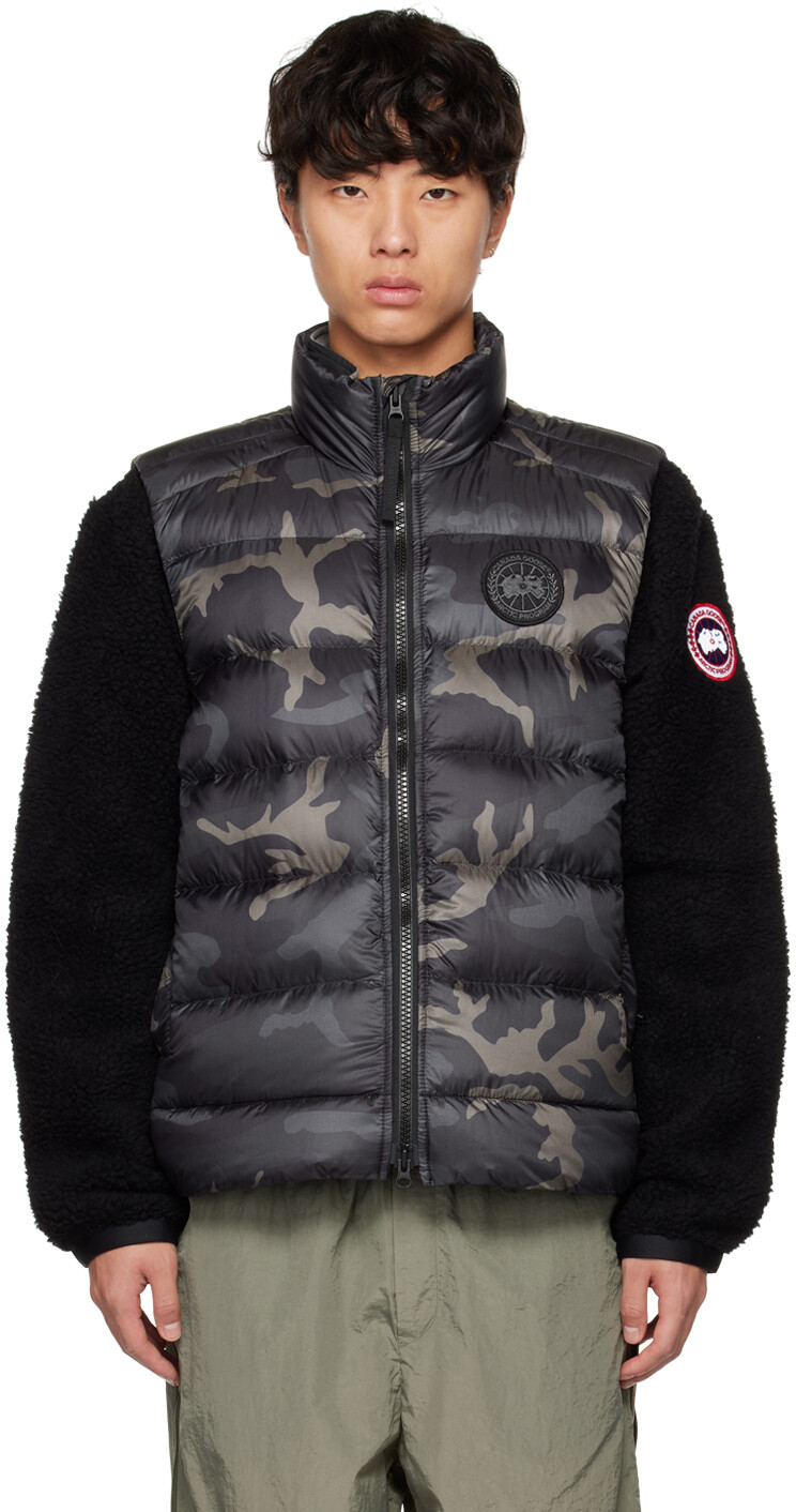 

Черный пуховый жилет Crofton Canada Goose