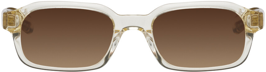 

Желтые солнцезащитные очки с носовой платком FLATLIST EYEWEAR