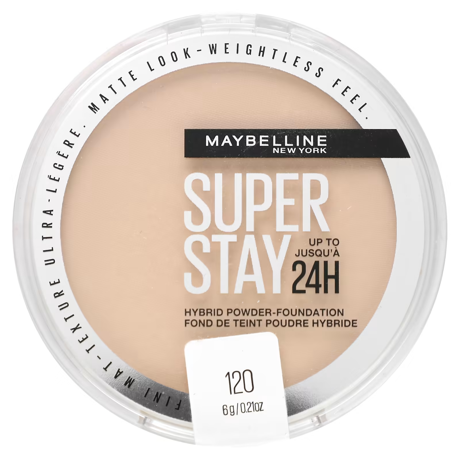 Пудра для лица Maybelline Super Stay Hybrid 120