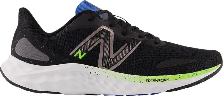 

Кроссовки New Balance Fresh Foam Arishi v4 'Black Pixel Green', черный