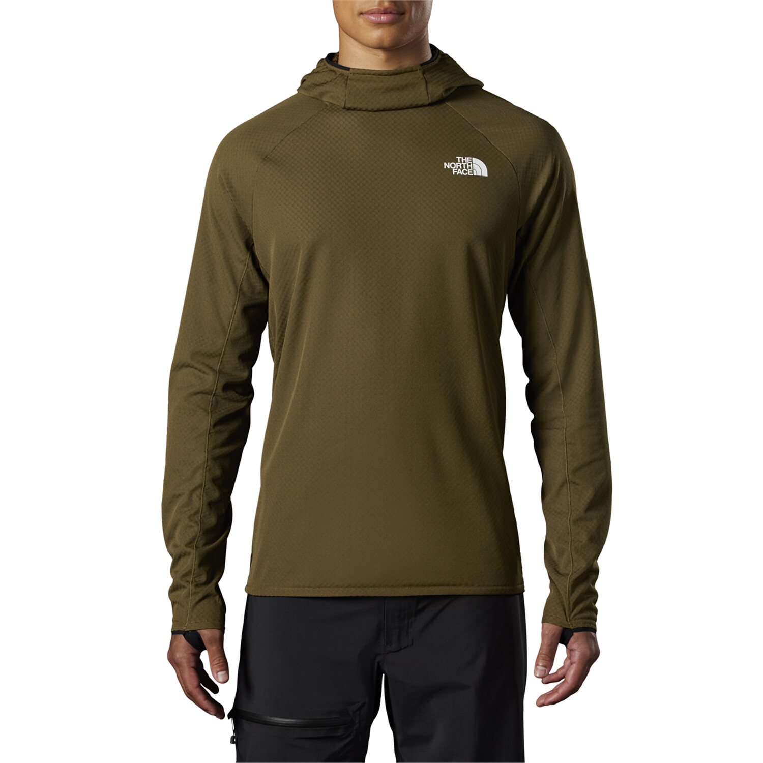 

Пуловер с капюшоном The North Face Summit FUTUREFLEECE LT, олива