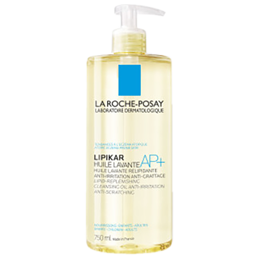 La Roche-Posay Lipikar Oil AP+ очищающее масло для тела, восполняющее уровень липидов, 750 мл - фото