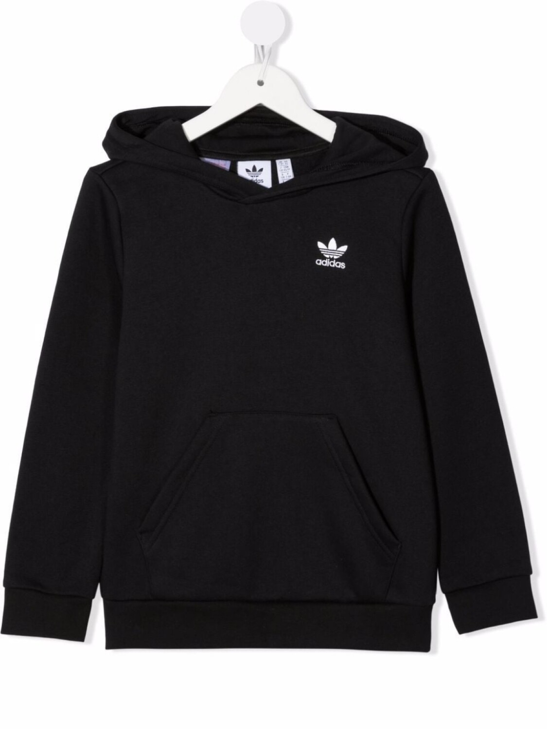 

adidas Kids худи с вышитым логотипом, черный