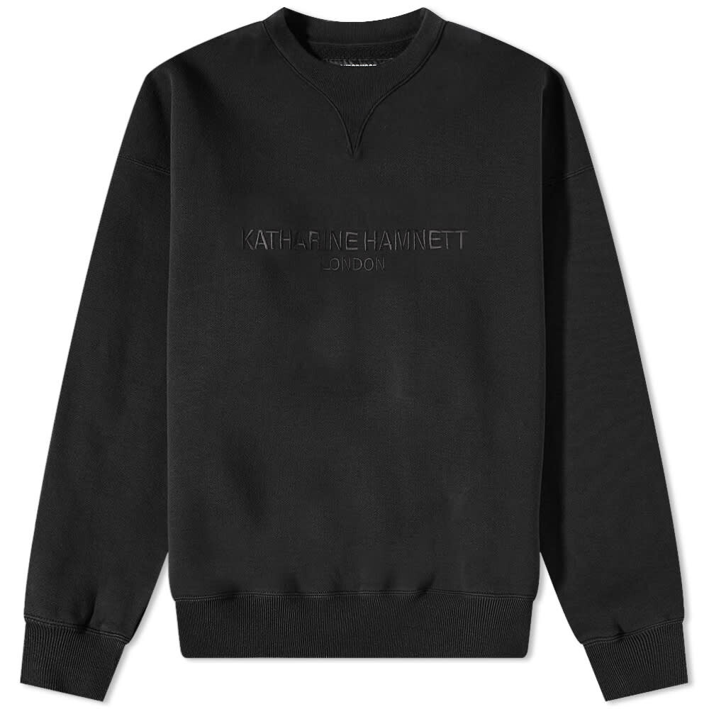 

Толстовка Neighborhood x Katherine Hamnett Logo Crew Sweat, Черный