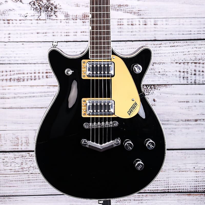

Электрогитара Gretsch G5222 Electromatic Double Jet | Черный Grestch Electromatic Double Jet | V-Stoptail | Black | G5222