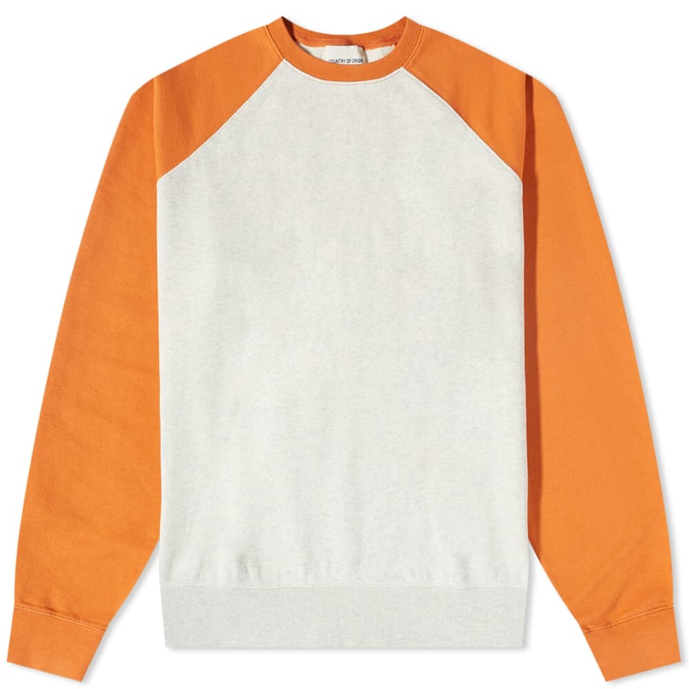 

Джемпер Country of Origin Baseball Raglan Crew Sweat