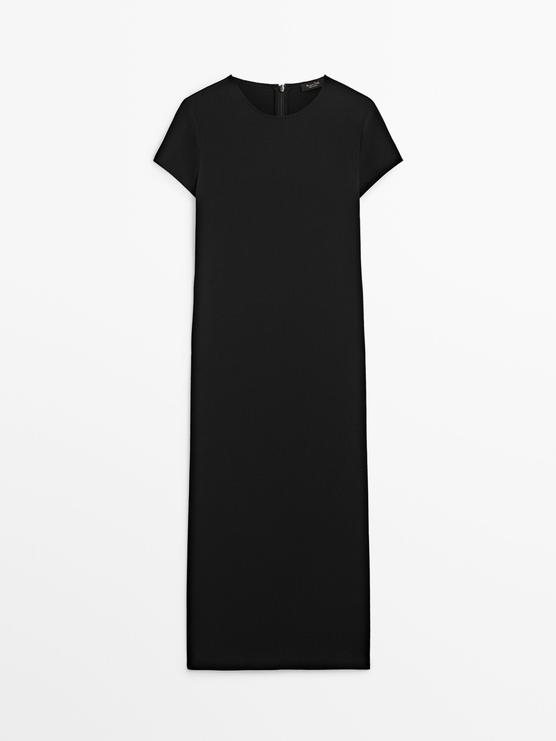 

Платье Massimo Dutti Short Sleeve Black, черный