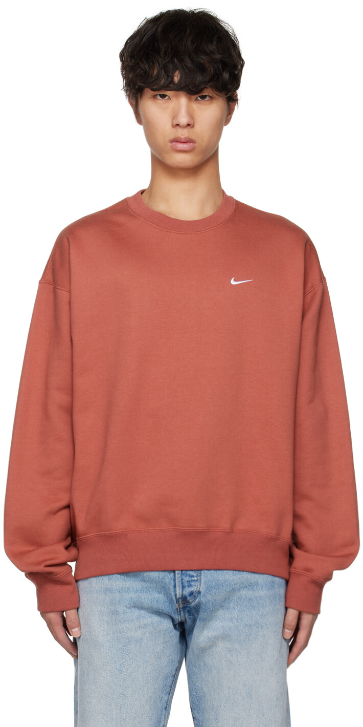 

Бордовая толстовка с вышивкой Nike, Красный