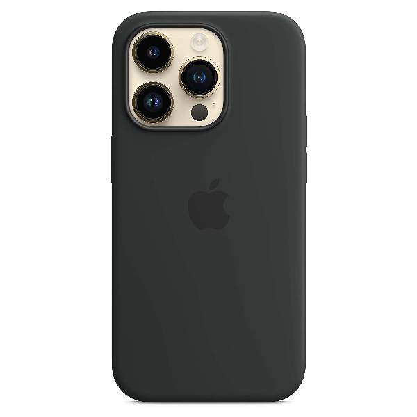 Чехол силиконовый Apple iPhone 14 Pro с MagSafe, midnight силиконовый чехол на apple iphone 14 pro эпл айфон 14 про silky touch premium с принтом lazy cat красный