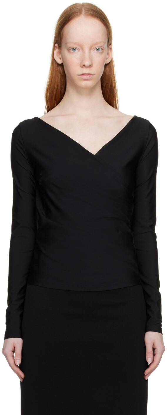 

Черная блузка Gardena Max Mara