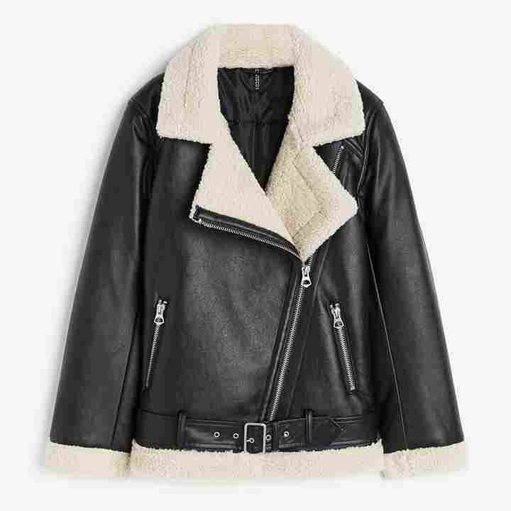 

Куртка H&M Aviator, черный