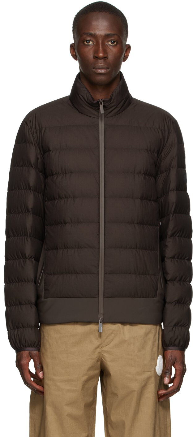 

Коричневая пуховая куртка Moguy Moncler, Коричневый