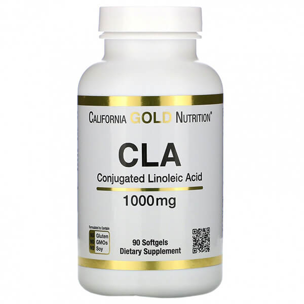 Конъюгированная линолевая кислота California Gold Nutrition 1000 мг, 90 капсул - фото