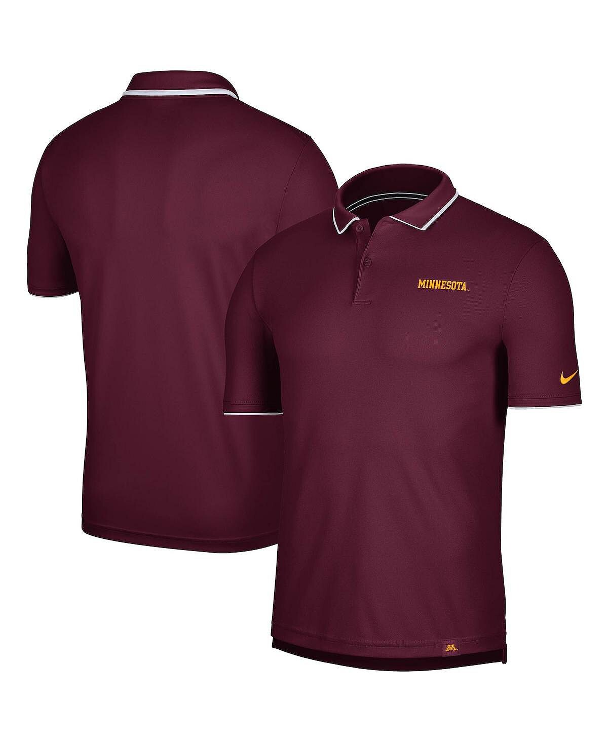 

Мужская рубашка поло maroon minnesota golden gophers performance Nike