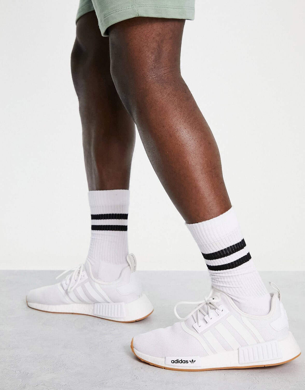 

Белые кроссовки adidas Originals NMD_R1 - WHITE