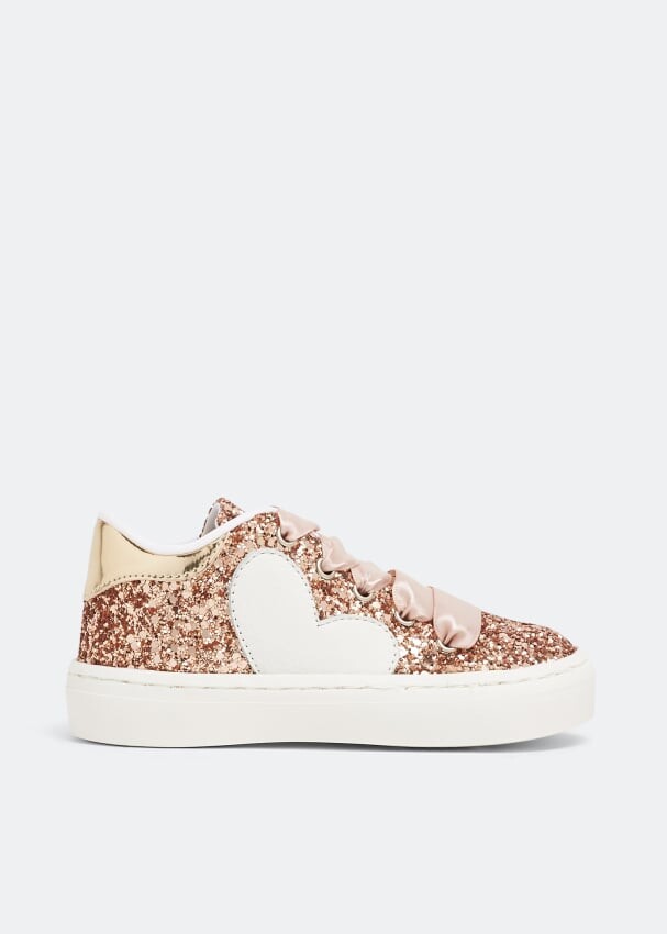 

Кроссовки BABYWALKER Glitter sneakers, розовый