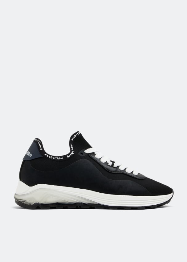 

Кроссовки SEE BY CHLOÉ Brett sneakers, черный