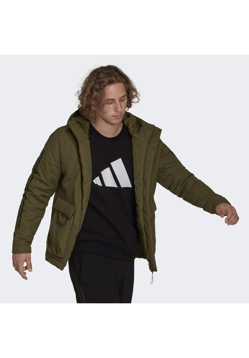Парка Adidas Performance, зеленый
