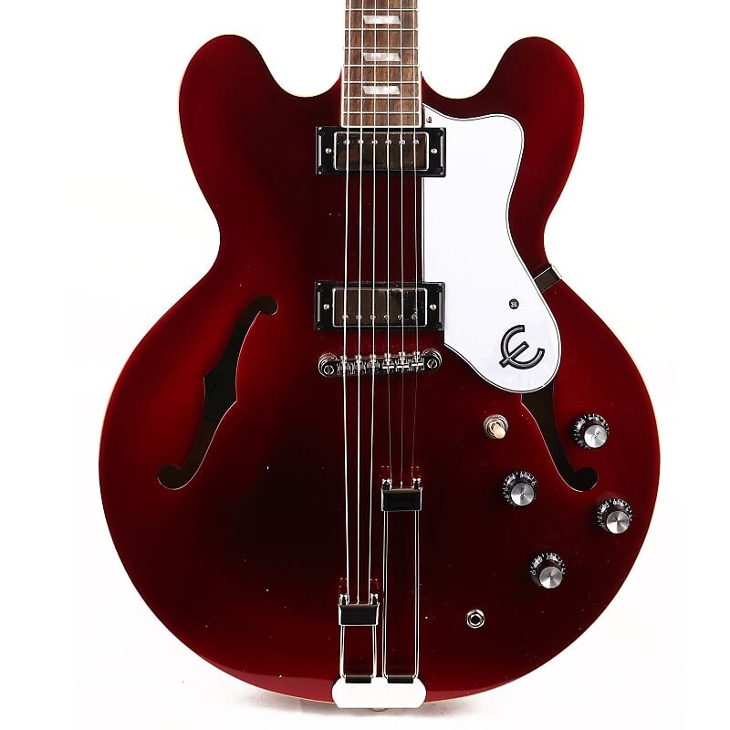 

Epiphone Riviera Semi-Hollow Sparkling Burgundy Epiphne Riviera Semi-Hollow