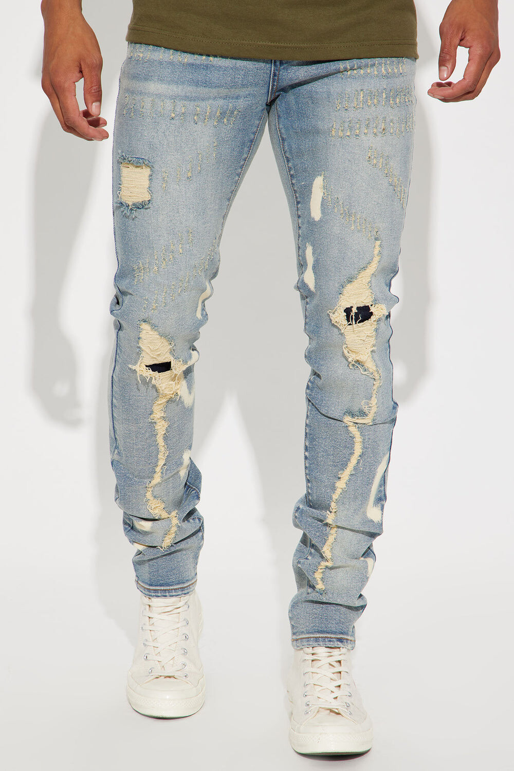 

Джинсы скинни Fashion Nova FNMH1077, синий