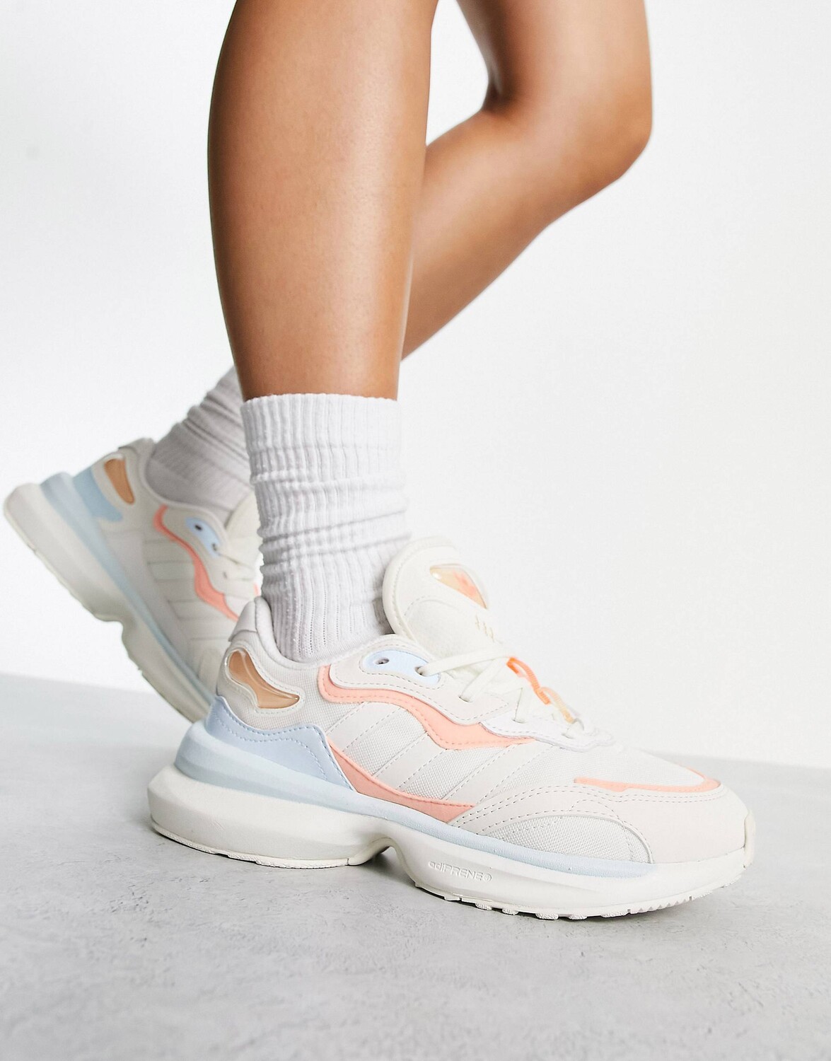 

Белые кроссовки adidas Originals Zentic