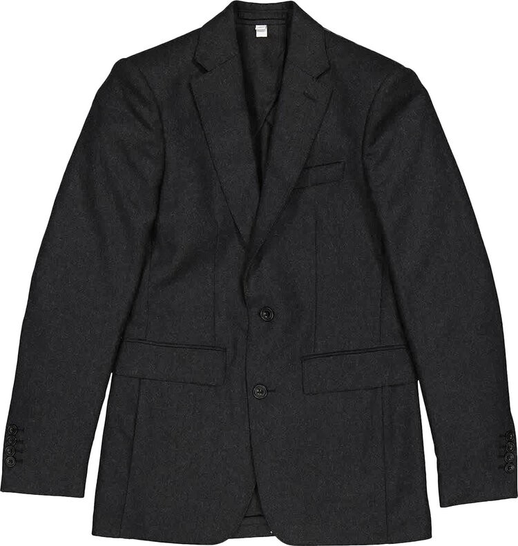 

Куртка Burberry Single Button Tailored Jacket 'Black', черный