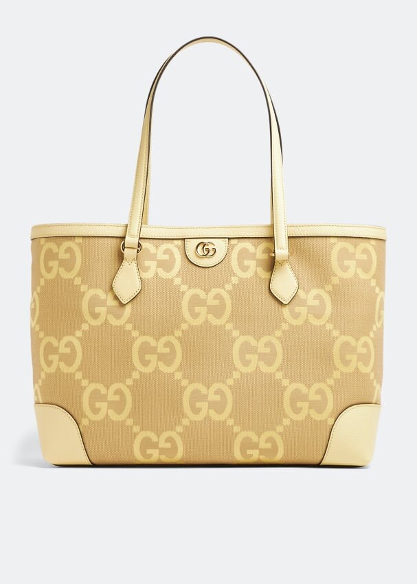 

Сумка-тоут GUCCI Ophidia jumbo GG medium tote bag, бежевый