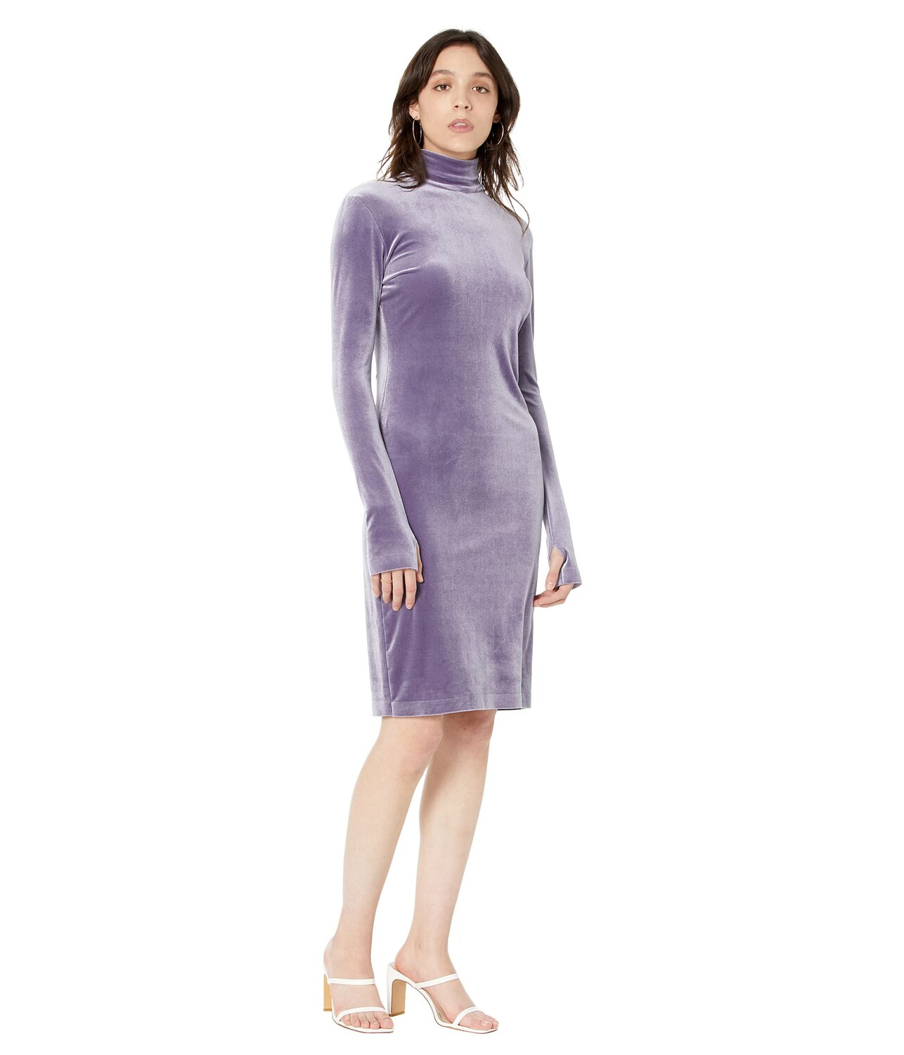 

Платье Norma Kamali, Slim Fit Long Sleeve Turtle Dress To Knee