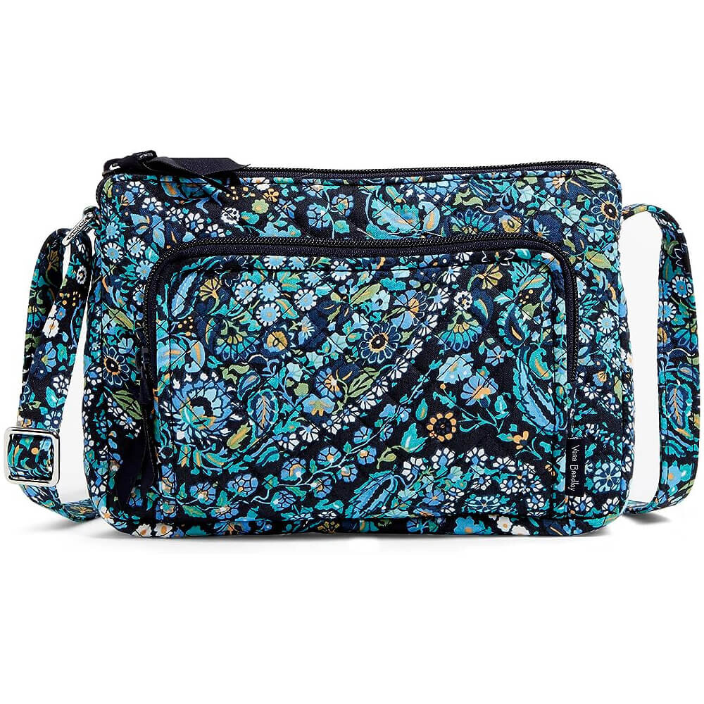 

Сумка Vera Bradley Cotton Little Hipster, синий